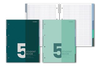 Kołozeszyt (kołonotatnik) STUDENTBOOK 5 przdmiotów A5 100k. 70g krata Top 2000 (400179524)