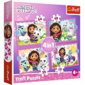 Puzzle Gabby's Dollhouse 4w1 el. Trefl (34620)