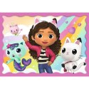 Puzzle Gabby's Dollhouse 4w1 el. Trefl (34620)