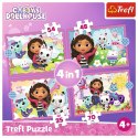 Puzzle Gabby's Dollhouse 4w1 el. Trefl (34620)