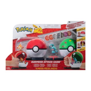 Gra zręcznościowa POKEMON Surprise Attack Chimchar Poké Ball vs. Wynaut Friend Ball Seria 3 Orbico Sp. Z O.o. (PKW3166)