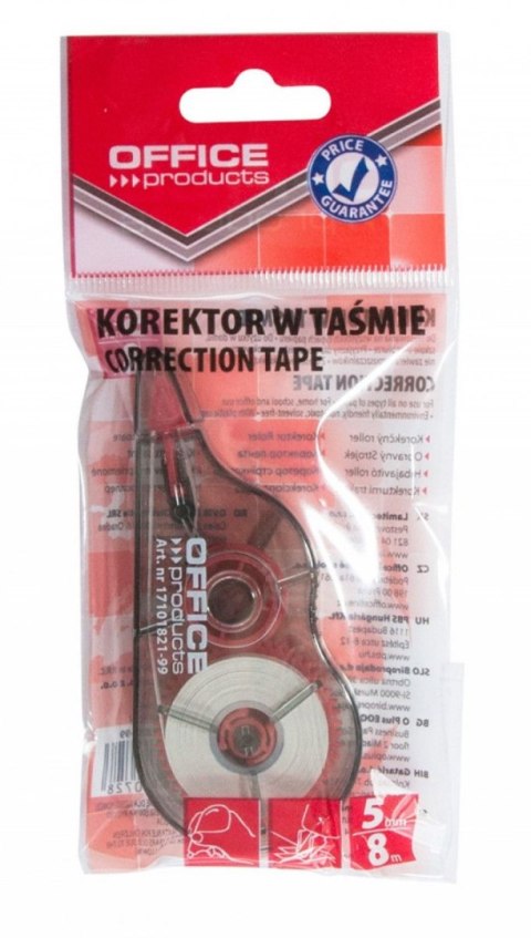 Korektor w taśmie (myszka) 5x8 [mm*m] Office Products (17101821-99)