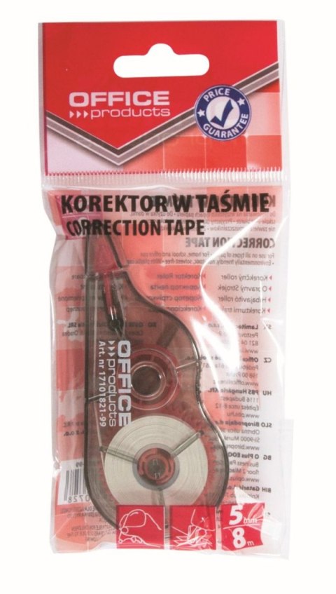 Korektor w taśmie (myszka) 5x8 [mm*m] Office Products (17101821-99)