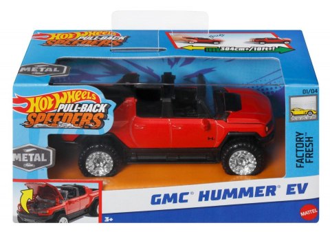 Samochód z napędem pull back mix wzorów Hot Wheels (HPT04)