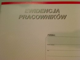 Druk offsetowy ewidencja pracownika Stolgraf (P44)