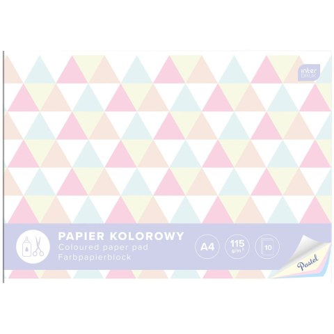 Zeszyt papierów kolorowych A4 115g 10k Interdruk (5902277294166)
