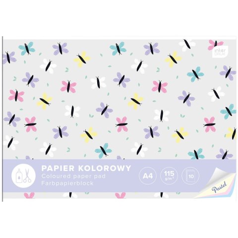 Zeszyt papierów kolorowych A4 115g 10k Interdruk (5902277294166)