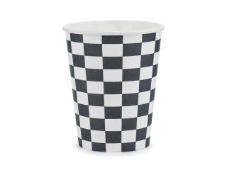 Kubek jednorazowy szachownica papier 220ml Partydeco (KPP74-EU1)