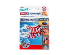 Plaster samoprzylepny powerstrips przezroczyste Tesa (58827-00000-00 TS)