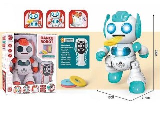 Robot na radio, strzela krążkami, chodzi, ze światłem Adar (585669)