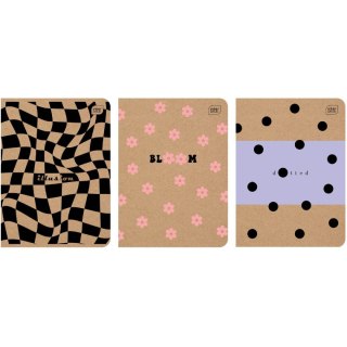 Zeszyt HS Kraft 2 B5 60# B5 60k. 70g krata Interdruk (A5/ 60 #)