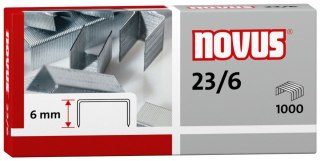 Zszywki 23/6 1000 szt Novus