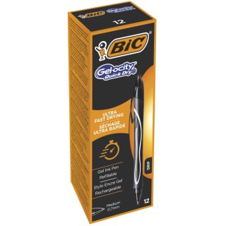 Długopis żelowy długopis wymazywalny wkład czarny 0,3mm Bic (94987)