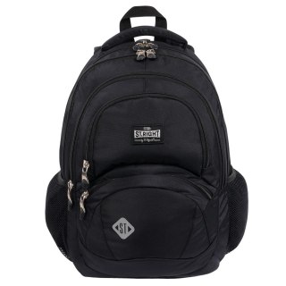 Plecak Stright BLACK VINTAGE 5903235674686 4-KOMORY St.Right (BP-05)