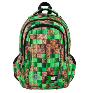 Plecak Stright PIXEL CUBES 5903235666803 4-KOMORY St.Right (BP-26)