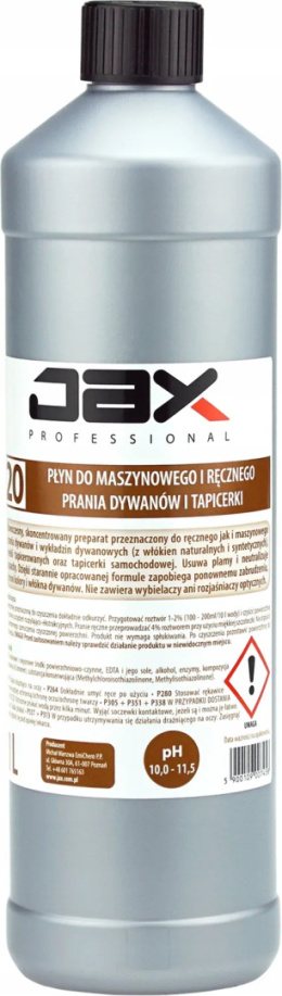 Płyn do prania tapicerki i dywanów JAX20 1l