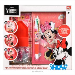 Zestaw kreatywny dla dzieci notes z diamencikami Minnie Mouse Bemag