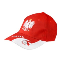 Czapka baseball Biało-Czerwoni biało-czerwona tekstylny Arpex (SP1219)