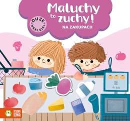 Książeczka edukacyjna Maluchy to zuchy. Na zakupach Zielona Sowa