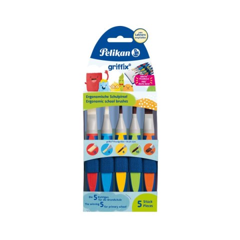 Pędzel Griffix 5 szt 700733 Pelikan (100401604)