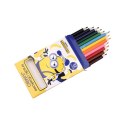 Kredki ołówkowe Minionki Jumbo 12 kol. Beniamin