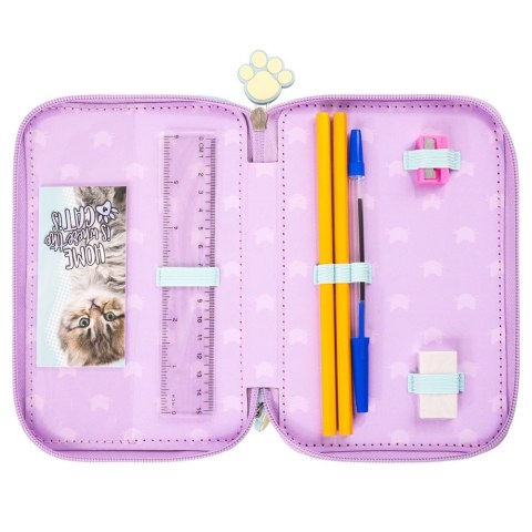 Piórnik MY LITTLE FRIEND KITTY pastel POTRÓJNY 5903235668876 St.Majewski (Z WYPOSAŻENIEM)