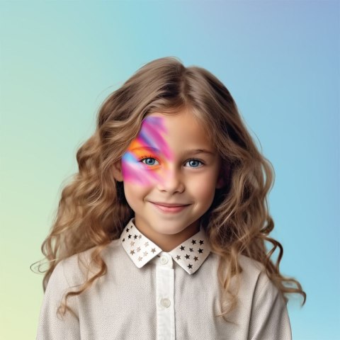 Farba do malowania twarzy 8 kolor. Kidea (FDTG8KA)