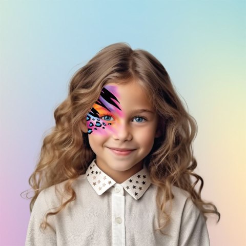 Farba do malowania twarzy 8 kolor. Kidea (FDTG8KA)