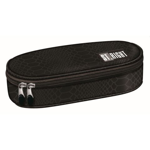 Saszetka Stright SHINY SNAKE PC-01 5903235665264 czarny St.Right (Z USZTYWNIANA KLAPKĄ)