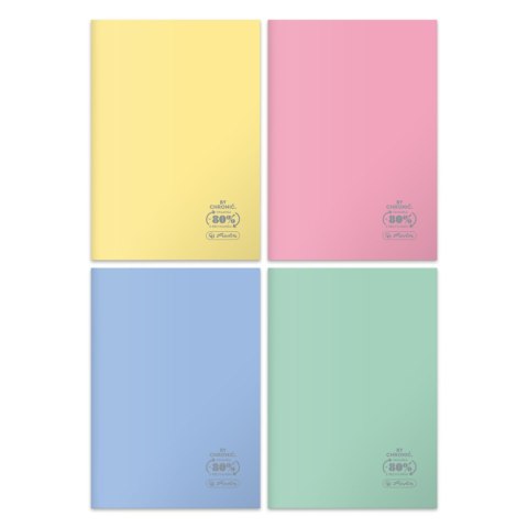 Zeszyt Pastel colors Eco PP 9500295 A5 32k. 70g kratka Herlitz (400198031)