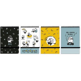 Kołozeszyt (kołonotatnik) Minionki A6 96k. 70g krata (nd) (5894)