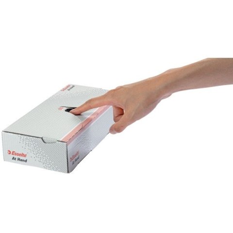 Koszulki na dokumenty at hand groszkowe A4 kolor: przezroczysty typu U 43 mic. Esselte (17786)