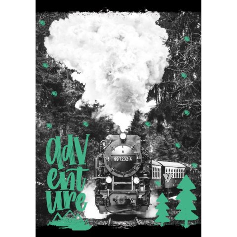 Zeszyt Adventure A5 60k. 70g krata Unipap