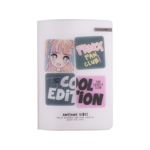 Zeszyt priplak-manga A5 60k. krata Beniamin (4317)