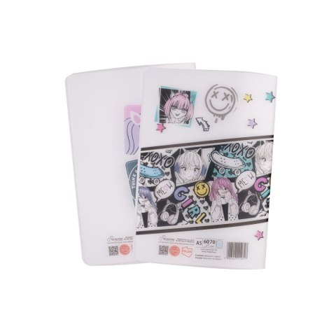 Zeszyt priplak-manga A5 60k. krata Beniamin (4317)