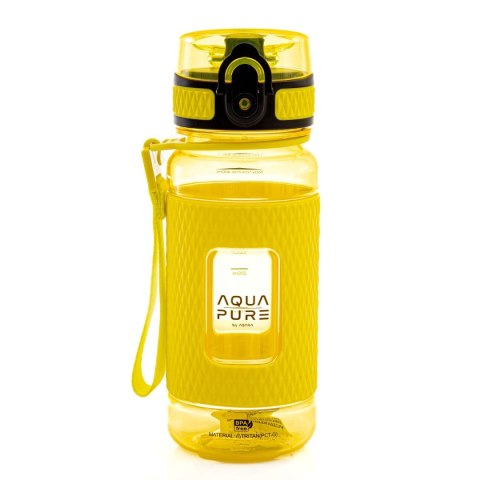 Bidon AQUA PURE by neon yellow 400ml Astra (511023009)