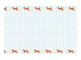 Obrus Kratka z końmi papier [mm:] 1800x1200 Partydeco (OBP3)