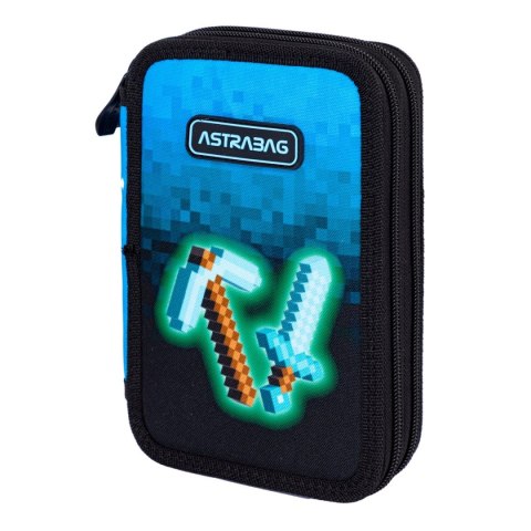 Piórnik Astrabag Blue Pixel Astra (503024054)