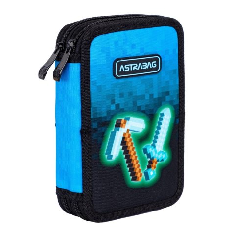 Piórnik Astrabag Blue Pixel Astra (503024054)
