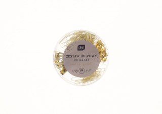 Spinacze Satin gold 5902277346384 120 szt Interdruk (120szt)