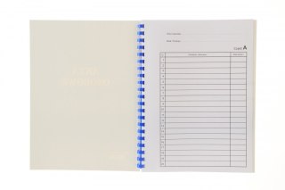 Teczka do akt osobowych ABCDE niezadrukowana A4 niebieski karton Warta (1824-339-093)