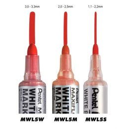 Marker suchościeralny Pentel, czarny 3-3,3mm okrągła końcówka (MWL5W-AX)