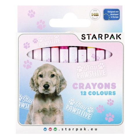 Kredki świecowe Kitty 12 kol. Starpak (532174)
