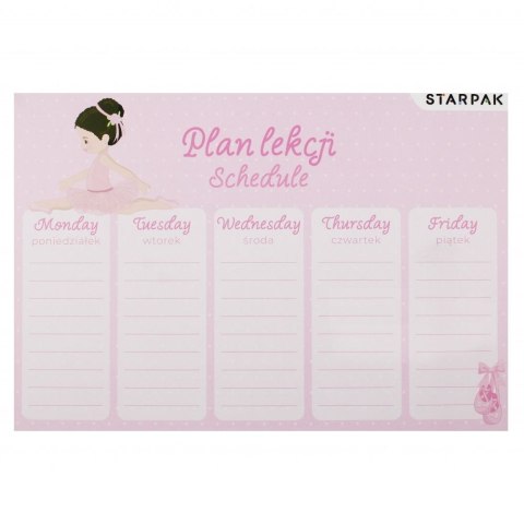 Plan lekcji Balerina Starpak (536138)