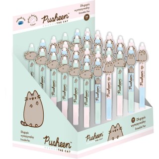 Długopis wymazywalny PUSHEEN wymazywalny 36 szt displ wkład niebieski 0,7mm Bambino