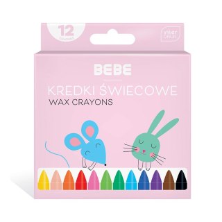 Kredki świecowe BB KIDS 12 kol 5902277326683 12 kol. Bebe