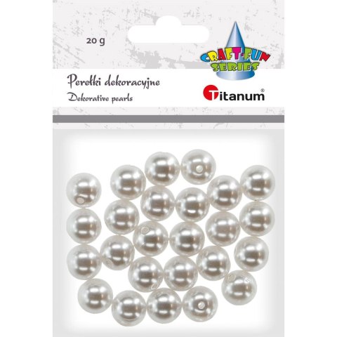 Perełki Craft-Fun Series 12mm biały perłowy Titanum (390967)