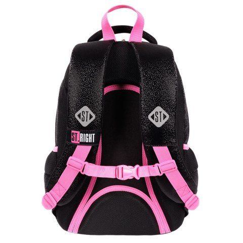 Plecak BLACK GLITTER 5903235665356 3-KOMORY St.Right (BP-26)