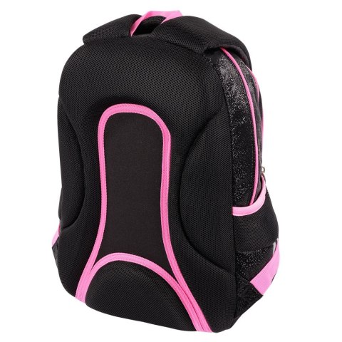 Plecak BLACK GLITTER 5903235665356 3-KOMORY St.Right (BP-26)