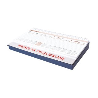 Kalendarz biurkowy 59050318445638 Z PIÓRNIKIEM GRANATOWY 297mm x 180mm Wokół Nas (KB033B)